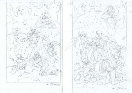 Val Semeiks - 2 Warlock, Drax, Pip, Moondragon, Eternity, Living Tribunal Prelims (2013)