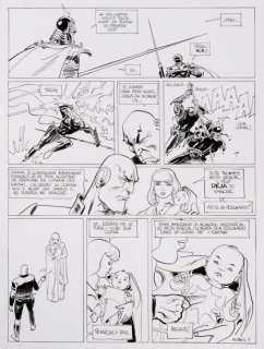 Moebius | L’Incal - Les Mystères de l’Incal Encre de Chine pour la planche | Millon