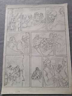 Dethorey - Dethorey - Planche originale crayonnée - Le passager de Vénus