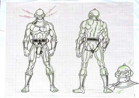 Magnus | Magnus (Roberto Raviola) n. 6 - Necron studio originale - Page volante | Catawiki