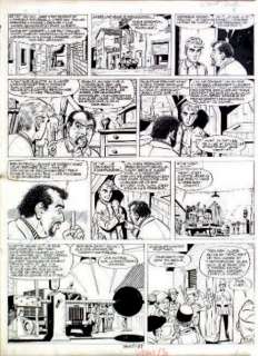 Paape, Eddy | Marc Dacier Planche à l’encre de Chine n°42, issue de l’album | Cornette de St Cyr