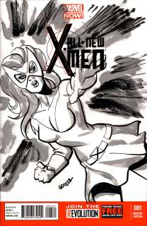 Joel Gomez - All-New X-Men #1 Marvel Girl Sketch Cover