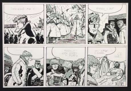 Pratt | Pratt, Hugo - 2x Strip original - Corto Maltese - La Jeunesse de Corto - (1981) | Catawiki