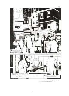 Corrado Roi | Nathan Never Gigante nuova serie n. 17 - C. Roi - Tavola Originale "I giorni della maschera" - Page volante - Exemplaire unique - (2014) | Catawiki