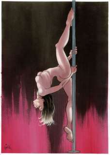 Gã¼Rsel, Gã¼Rçan | GÃ¼rsel, GÃ¼rçan - Originele aquarel - Paaldanseres - (2015) | Catawiki