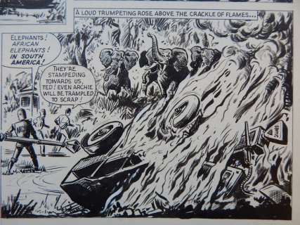 Kearon, Edward | Kearon, Edward - Originele pagina - Archie, de man van Staal - Robot Archie - (1965) | Catawiki