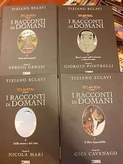 Tiziano Sclavi , Nicola Mari, Gigi Cavenago , Sergio gerasi, giorgio Pontrelli - Dylan dog i racconti di domani 1, 2, 3 , 4 completa - Nel n.1 sketch di Gigi Cavenago firmato - Page volante - (2019)