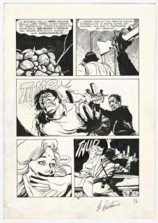 Giampiero Casertano | Martyn Mistére #51 - G. Casertano - tavola originale "La notte dell’Uomo Lupo" - Page volante - Exemplaire unique - (1986) | Catawiki