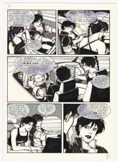 Anna Lazzarini | Legs Weaver # 43 - Anna Lazzarini - tavola originale "Traffico d’armi" - Page volante - Exemplaire unique - (1999) | Catawiki