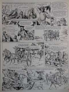 Funcken, Liliane & Fred | Original page (p.42)  - Le chevalier blanc  - La cité interdite | Catawiki