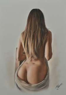 Denis Prenzel | Denis Prenzel - Original drawing - Pin-up - Doreen - Size: 29,7 x 42 cm. - (2021) | Catawiki