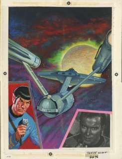 STAR TREK COLORING BOOK Box Cover Painting, 3 items | ComicConnect