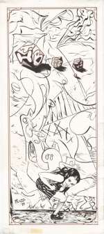 Paul Pope - HR & Picasso, Giant THB Parade, Pin-Up - Horse Press, 1996