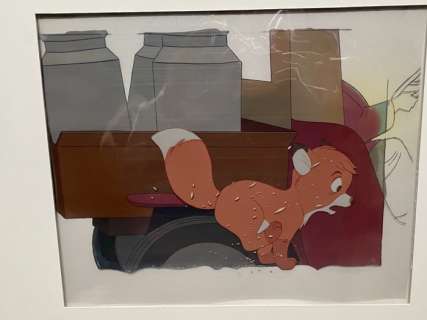 Walt Disney | The Fox and the Hound - Production Cel / handpainted/ unique - (1981) | Catawiki