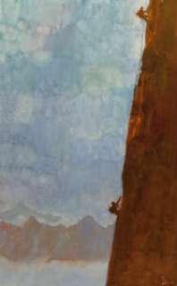 Bernard Fuchs (American, 1932-2009)
 Five Days One Summer, original promotional movie illustration, 1982
 Oil on canvas... (Total: 2 Items) | Heritage