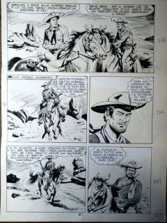 Aurelio Galleppini - Virgilio Muzzi | Tex n. 150 - tavola originale di Galep/Muzzi - Page volante - Exemplaire unique - (1973) | Catawiki