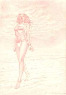 De Vincentiis | Sarah_D - Illustration originale - Calendario "Linergy" - Calendrier 2018 | Catawiki