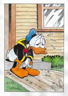 Millet | Donald Duck - Original Drawing - Millet - Size: 21 x 29,5 cm | Catawiki