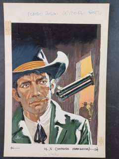 Emilio Uberti | El Desperado - Storie Vere del West a Fumetti - Page volante - Exemplaire unique - (1966) | Catawiki