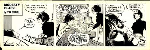 Enriquw Romero | Romero - MODESTY BLAISE #2661, Daily (1972) | Russ Cochran