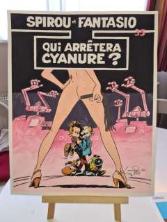 Leonardo Di Matteo | Spirou et Fantasio - Dessin original par Leonardo Di Matteo - Hommage Ã  Tome et Janry - (2021) | Catawiki