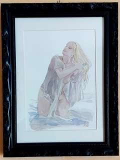 Leone Frollo | Leone Frollo - Aquarello originale "Merveilleuse créature" - Page volante - (1980) | Catawiki