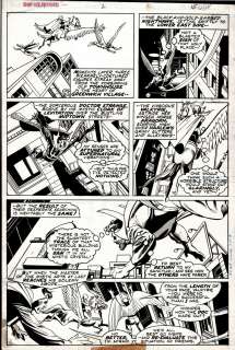 Gil Kane, Klaus Janson - giant-size defenders #2 p 15 (dr strange, valkyrie, nighthawk all out action! ) 1974
