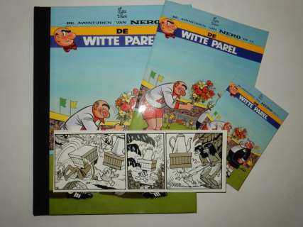 Sleen, Marc + Stallaert, Dirk | Nero - Originele strook + Set 3 Middelkerke luxes - De witte parel - Oplage: 50 ex. - 1 hardcover + 2 softcovers - EO - (1998) | Catawiki