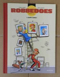 Charel Cambré & Marc Legendre | Robbedoes Special 1 - " Happy Familie " Luxe Album in grootformaat met tekening - Cartonné - EO (2017) | Catawiki