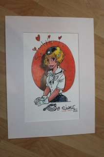 Walthery, François | Walthéry - Dessin original en couleurs - Natacha hôtesse de l’air - (2005) | Catawiki