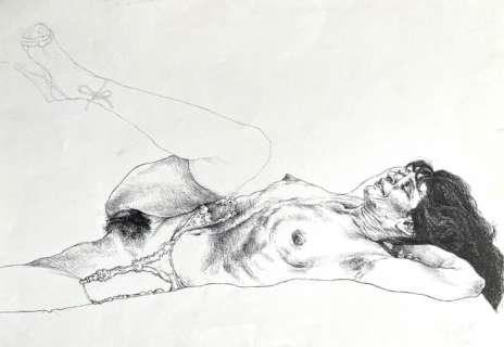 Riccardo Mannelli | Riccardo Mannelli - Illustrazione originale - Page volante | Catawiki