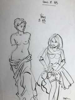 Meynet, Félix | Meynet, Félix - Dessin original - Hommage Ã  Brigitte Bardot | Catawiki