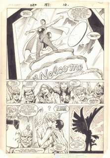 Dell Barras, Don Perlin - Defenders #151 p. 8 - southern belle (candy) intro 1/2 splash - 1986