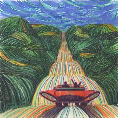 Lorenzo Mattotti | On The Road XXII, 2024 | Philippe Labaune Gallery