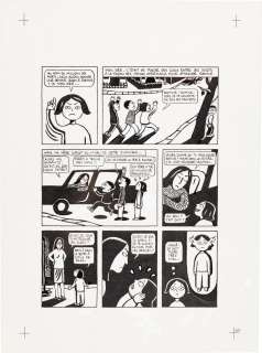 Marjane Satrapi | Persepolis (Original Book Art, page 43) | Sotheby’s