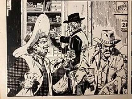 Miguel Angel Repetto - Miguel Angel Repetto disegno originale - Tavola originale di Miguel Angel Repetto - Page volante - Exemplaire unique - (1986/1986)