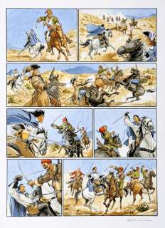 Marini | Le Scorpion, planche n°26 Ã  l’encre de Chine… | Millon