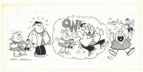 Bill Kresse - the boys daily strip - voodoo doll