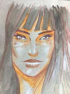 Jim | Jim - Dessin original couleur - Une Nuit Ã  Rome - Marie | Catawiki