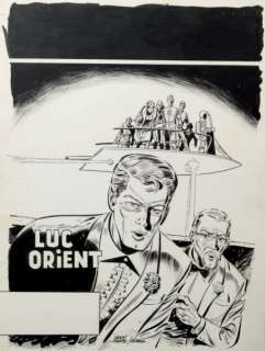 Paape Eddy | Â«Le Maître de TerangoÂ» Encre de Chine originale pour la couverture | Tessier Sarrou