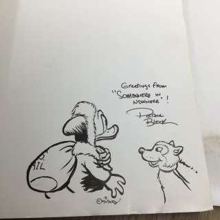 Carl Barks | Disney - Walt Disney Tesori Tre Storie Di Fantasmi e Altro (signed with original drawing by Patrick Block) - Broché - Exemplaire unique - (1990) | Catawiki
