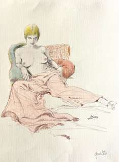 Leone Frollo | Pin Up - Leone Frollo - illustrazione originale - Page volante | Catawiki