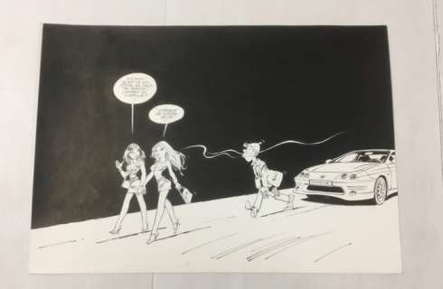 Dany | Dany - Dessin original - Comment osez-vous? - page de garde T6 - (2004) | Catawiki