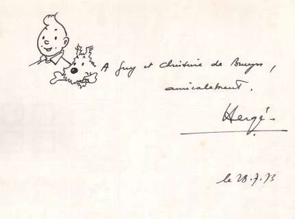 Hergé | L’Oreille cassée (B39) agrémenté d’une … | Millon