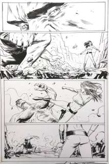 Mich Breitweiser - 43 X 28 Cm. | Hulk & Tundra 1 - Mich Breitweiser - Original Hulk page - Exemplaire unique - (2008) | Catawiki