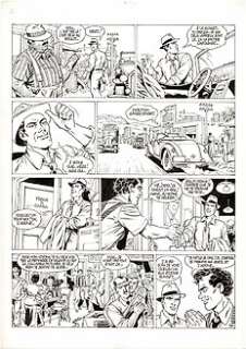 Mitton, Jean-Yves | Mitton, Jean-Yves - Originele pagina - Bloed en Stilte 6 (De Silence et de Sang) - Omerta - (1992) | Catawiki