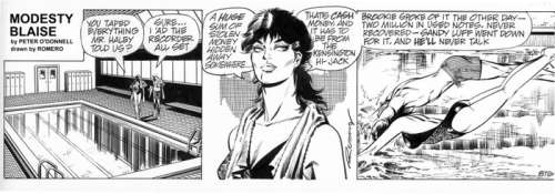 Romero, Enric Badia | Romero, Enric Badia - Original strip - Modesty Blaise | Catawiki