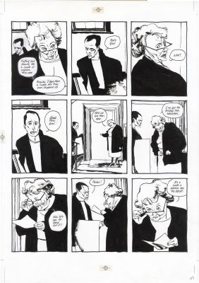 Dave McKean | planche 43 – Cages | Galerie Barbier