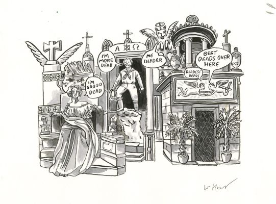 Lisa Hanawalt | Competitive Cemetery - Hot Dog Taste Test - page 140 | Huberty Breyne Gallery