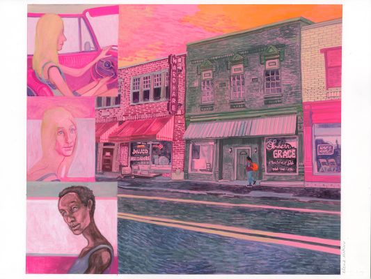 Elene Usdin | Detroit Roma – Planche originale 216 | Galerie Barbier
